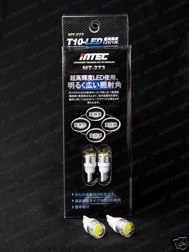 Mtec high power 1w led bulb t10 168 194 2825 w5w