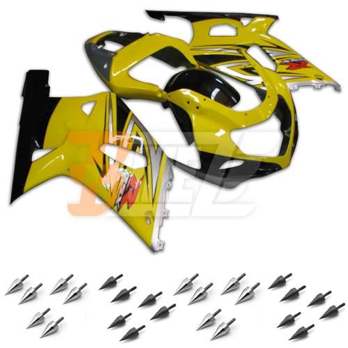 Free bolt kit! injection fairing kit for suzuki gsxr 600 750 2001 2002 2003 at