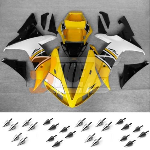 Bolt kit & injection fairing kit bodywork for yamaha yzf 1000 r1 2002 2003 af