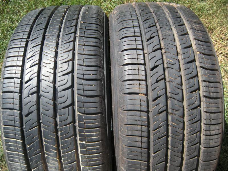 2 excellent 235 45 17  94h goodyear assurance comfortred tires 8+10/32 1d1