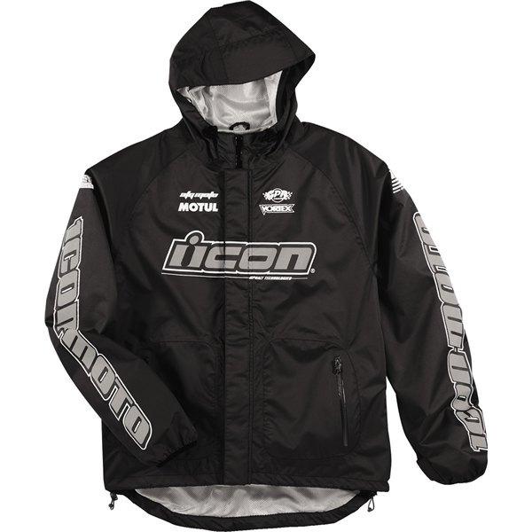 Black xxl icon pdx waterproof rain jacket