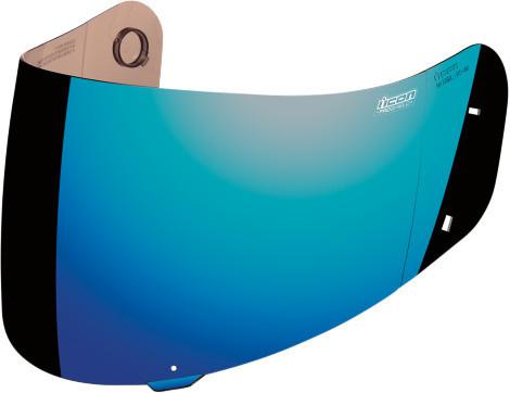 New icon optics fog free for airmada helmet shield/visor, rst blue mirror, ic-04