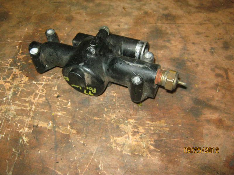 95-05 arctic cat zr 440 400 zl powder 580 thermostat housing / coolant manifold