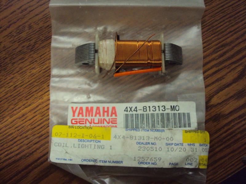 Yamaha 1984-2012 pw50/yf60/yt60 models, coil lighting 1,pn 4x4-81313-mo 