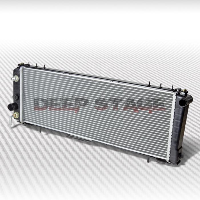 84-90 jeep cherokee/wagoneer xj v6/l6 at/mt replacement aluminum core radiator