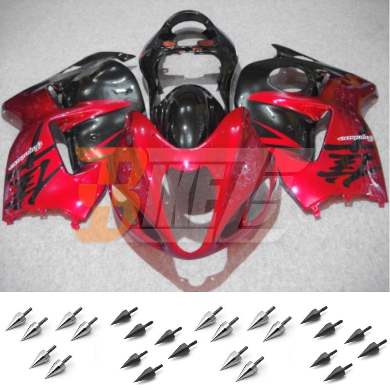 Free bolt kit! injection fairing kit for suzuki hayabusa gsxr 1300 1999-2007 au