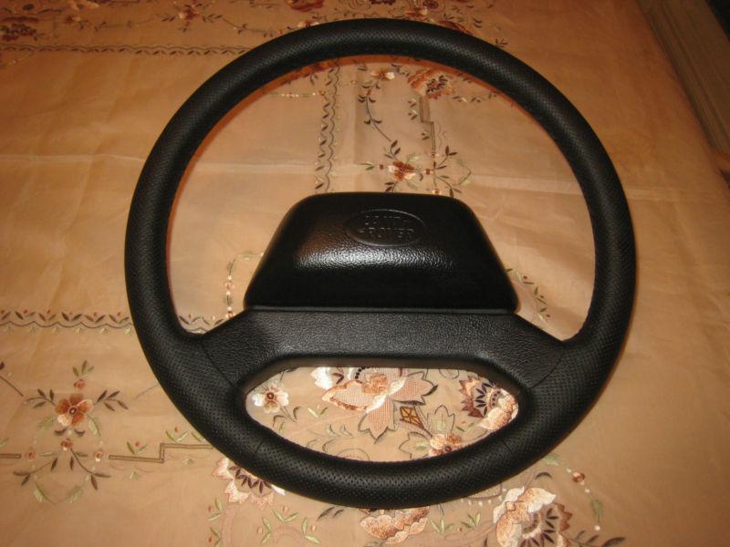 Land rover defender genuine leather steering wheel new 48 spline