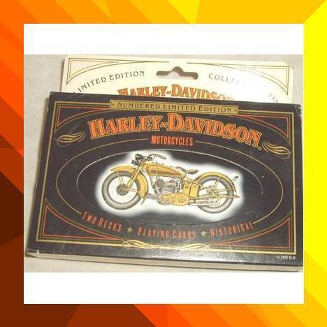 Harley davidson playing cards limited edition numbered #111146 2 decks