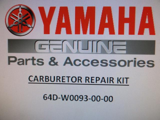 New yamaha carburetor repair kit for 2-stroke 150hp (96-01)     64d-w0093-00-00