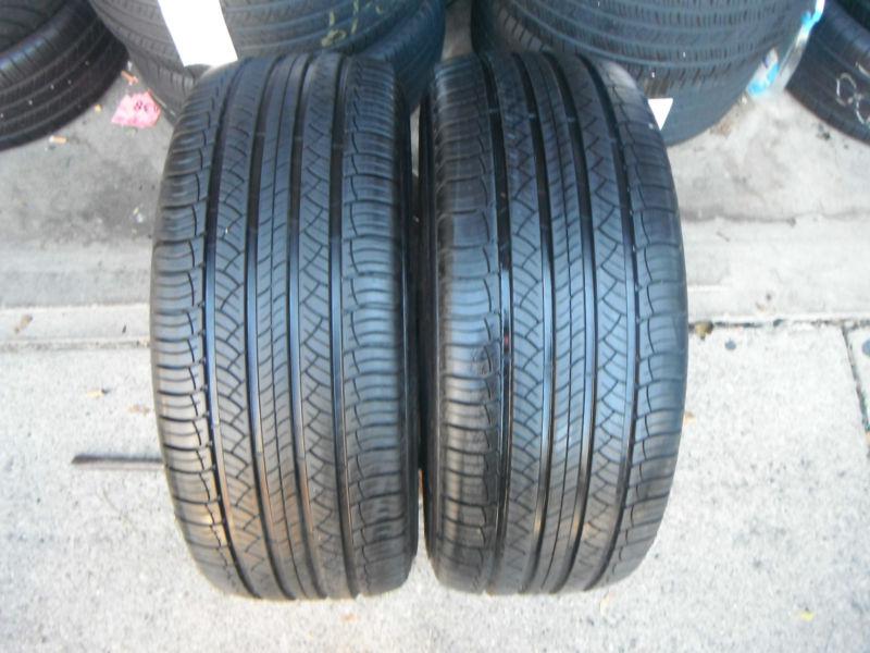 2 excellent 255 50 19 107h michelin latitude tour hp zp tires 8.5-9.5/32 