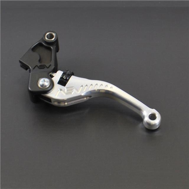 Triumph daytona 650 2003-2005 asv c5 short silver clutch lever