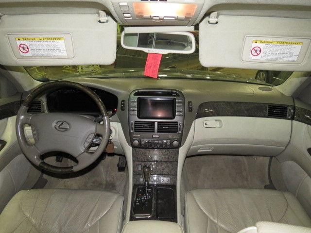 2002 lexus ls430 sunvisor passenger rh tan lighted/mirror 2615458