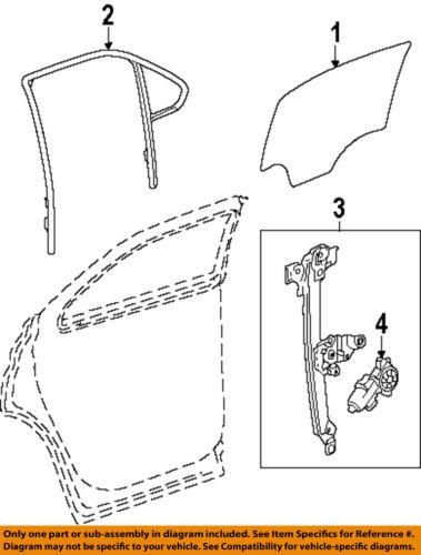 Gm oem 22803635 window regulator