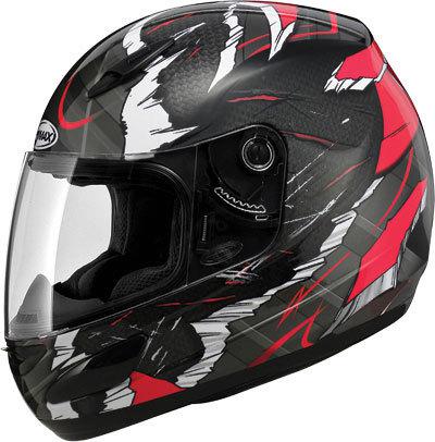Gmax gm48 f/f shattered helmet red/black m g7481205 tc-1