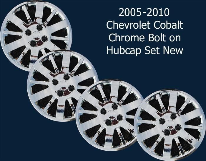 '05-10 chevrolet cobalt chrome upgrade 15" hubcap / wheel cover set/4 453-15c