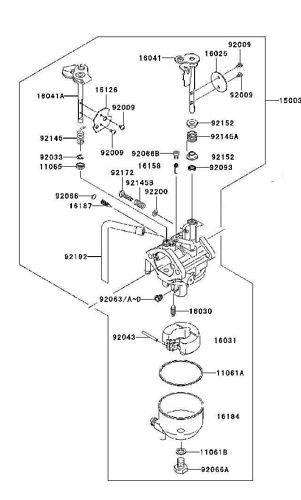 Kawasaki mule 600 610 new oem carburetor assembly