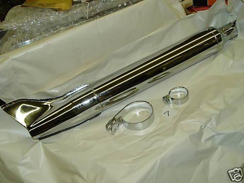 Panhead-shovelhead 32" fishtail complete muffler