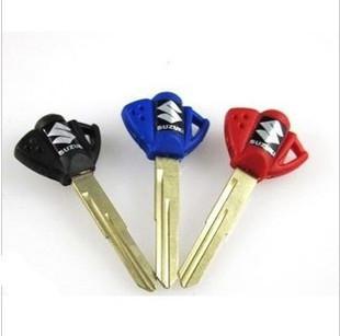 Motorcycle blank replacement key uncut fit suzuki gsxr gsx red black blue k 1pcs