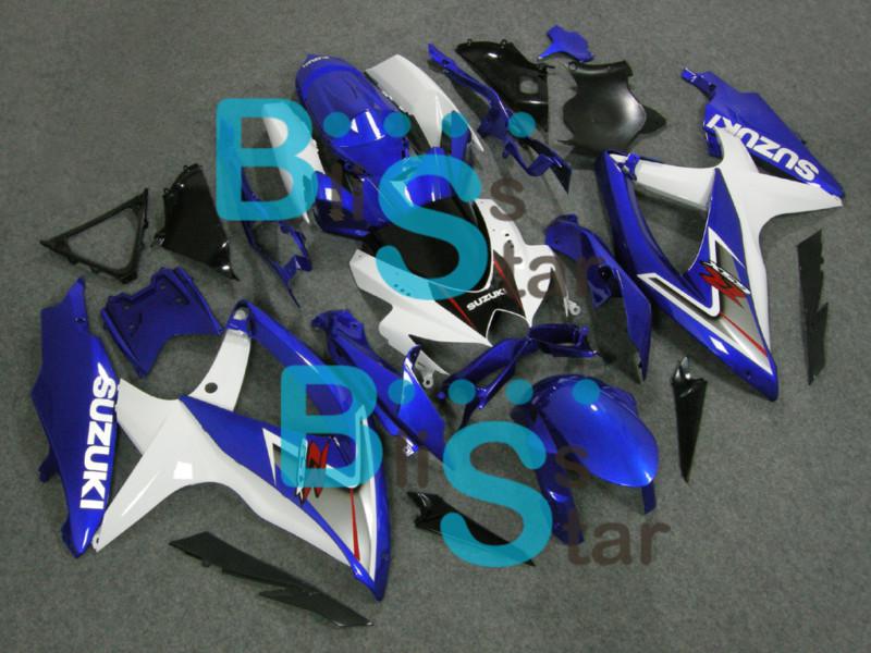 Injection fairing kit set fit gsxr600 gsxr750 gsx-r600 gsx-r750 2008-2010 2 w9