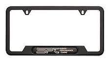 Oem subaru spt matte black license plate frame