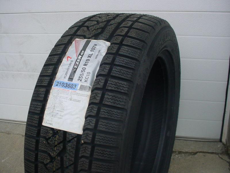 2 new 255 50 r 19 xl  kumho i*zen rv kc15 107v snow tires 