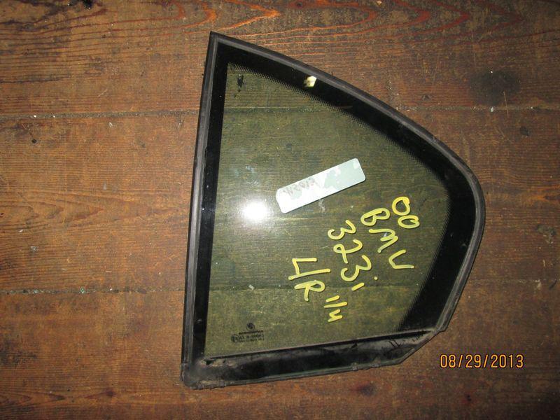 99 00 01 02 03 04 05 bmw 3 series left rear vent glass window