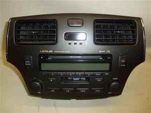 02 03 lexus es300 cassette/6 disc cd radio oem lkq