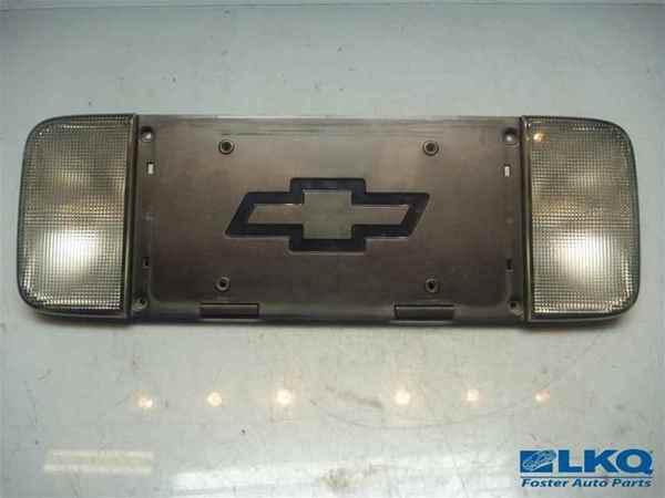 97 98 99 00 01 02 03 04 chevrolet corvette rear license panel w/ lights oem lkqn