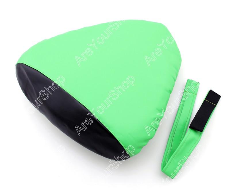 Passenger rear pu leather seat cowl cover pillon yamaha yzf r6 2006-2007 green