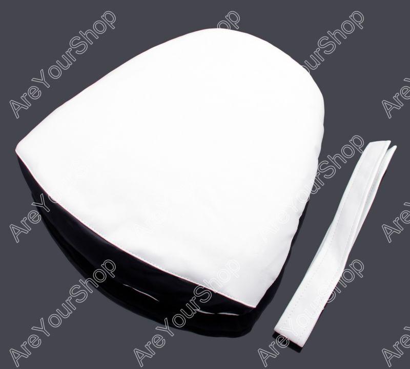 Rear pu leather seat cowl cover pillon suzuki gsxr 600/750 11-12 k11 white