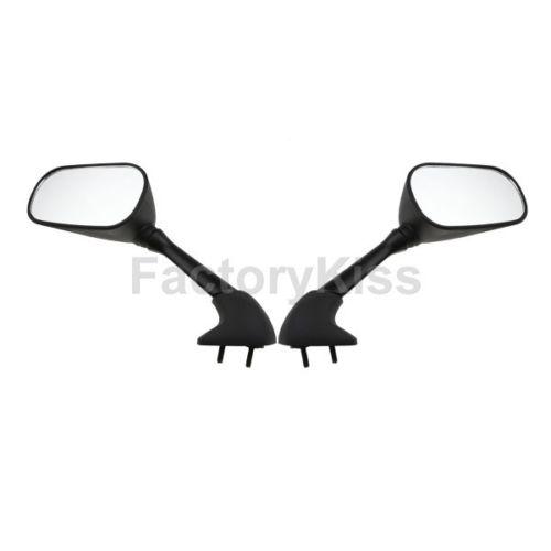 Gau left right motorcycle mirrors for yamaha yzf r1 04 05 06 black