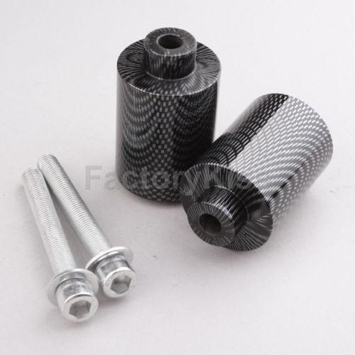 Gau motorcycle frame slider for yamaha fz6 fazer 04-08 carbon fiber