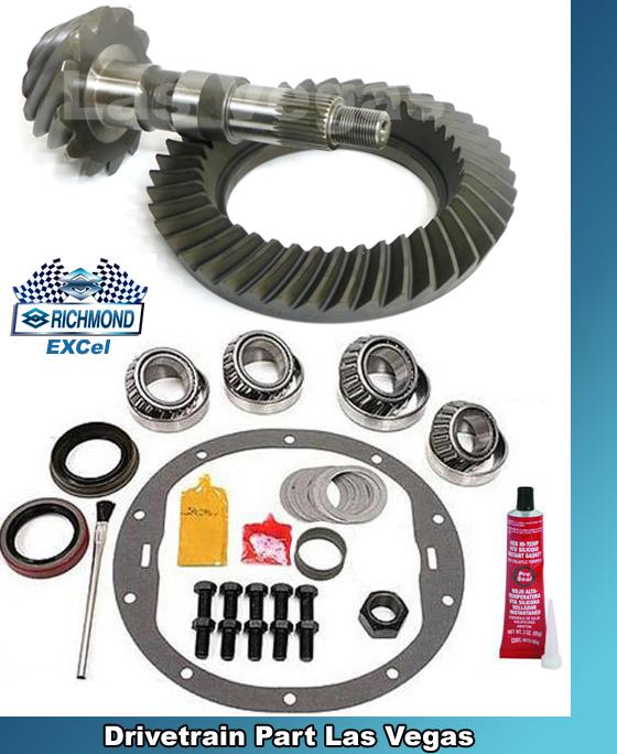 Excel ford 8.8" 10 bolt 4.10 ratio ring and pinion gear set + master install kit