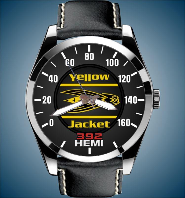 2012 2013 dodge challenger yellow jacket srt srt8 392 hemi engine leather watch