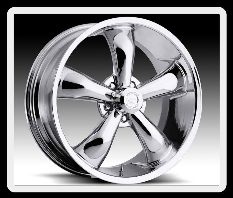 20" x 9.5" vision 142 legend 5 chrome 5x5 5x127 wheels 20 inch 20x9.5 rims +0