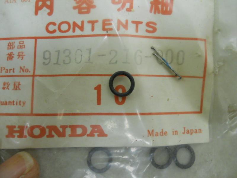 Honda nos c70, ca160, ca175, cb160, cb175, o-ring 5.5x1.5, # 91301-216-000    d1