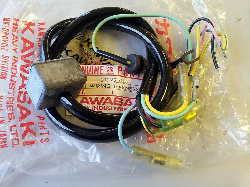 Kawasaki f6 71-73 wiring harness 21029-018 nos