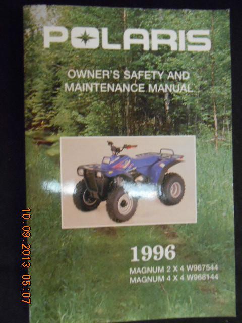 1996 polaris magnum 2x4, magnum 4x4 owner's manual