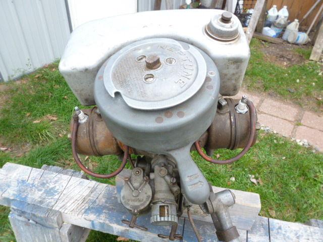 Vintage 1939 neptune 4a39 4hp junior twin boat motor outboard