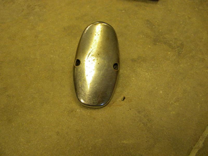 Harley knuckle head panhead flathead exhaust boot guard original nice shape 