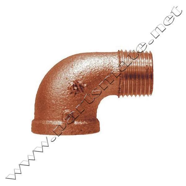 Midland metals 44162 bronze 90Â° street elbow / 3/8 bronze 90 deg