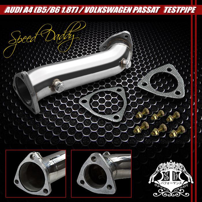 Stainless racing turbo downpipe exhaust 97-05 audi a4 b5 b6/vw passat 1.8t 20vt