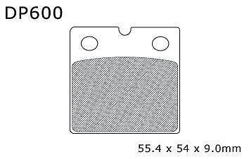 Dp standard brake pads front moto guzzi 1000 mille gt 1989