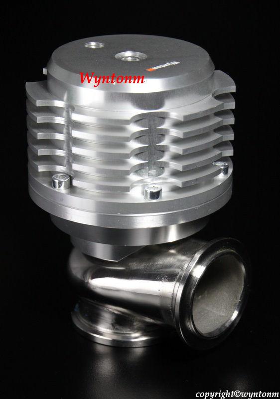 44mm turbo adjustable wastegate waste gate 4 to 7 psi anodized silver a30
