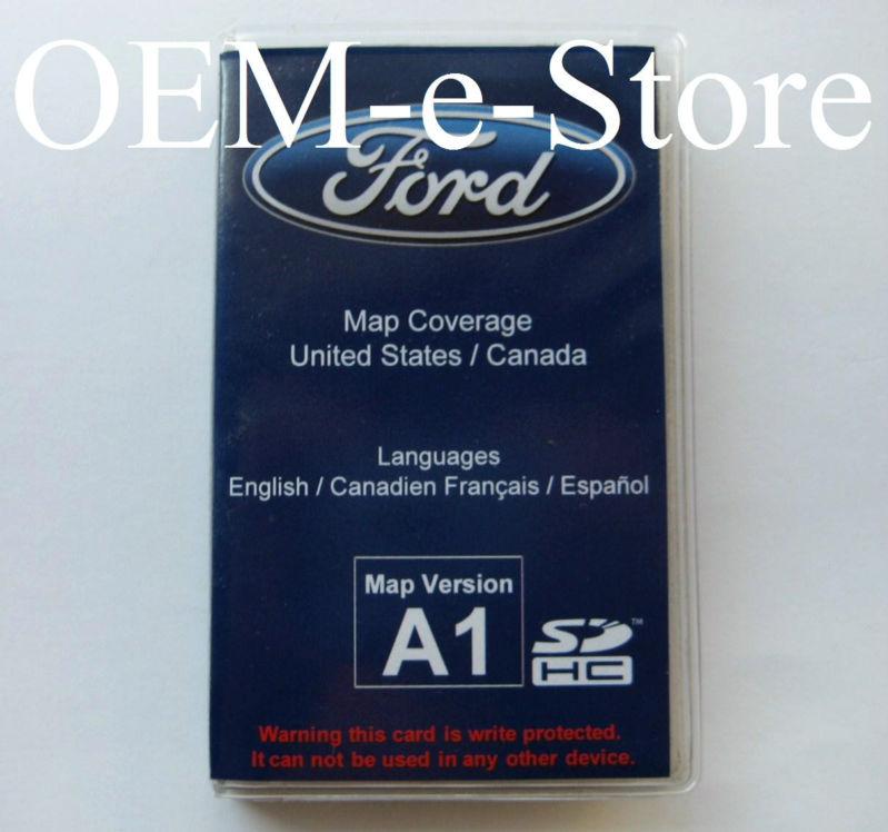 Genuine 2011 2012 ford explorer edge limited sport myford navigation sd card new