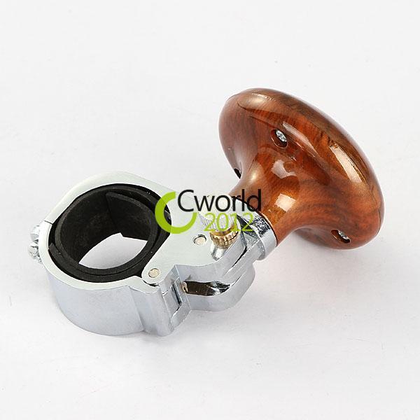 Car steering wheel spinner knob grip auxiliary booster aid control handle brown