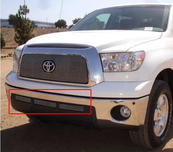 Fit:07-09 toyota tundra lower(3 pcs) billet grille grill 08 07 09