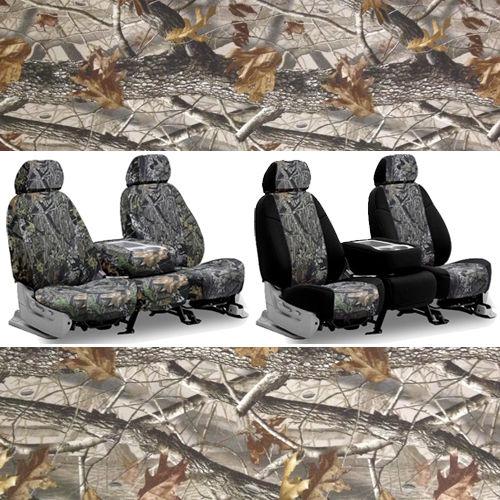 Coverking real tree neoprene camo custom seat covers for mitsubishi mirage  