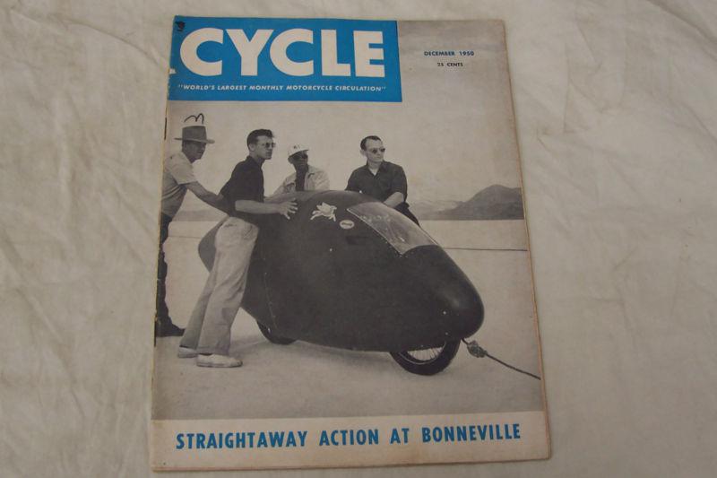 Cycle december 1950 scta  bmw ossa  ajs bsa norton isdt ajs matchless triumph 