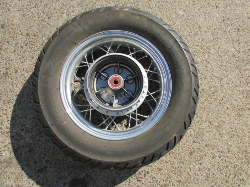 2004 c50 intruder volusia vl800 vl 800 rear wheel rim tire hub spoked